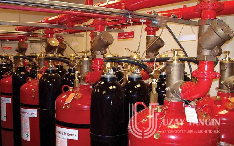 FM200 Gazlı Söndürme Sistemleri Tüpü
