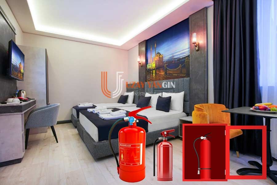 Otel ve Konaklama Tesislerinde Kullanılan Yangın Ekipmanları - Uzay Yangın